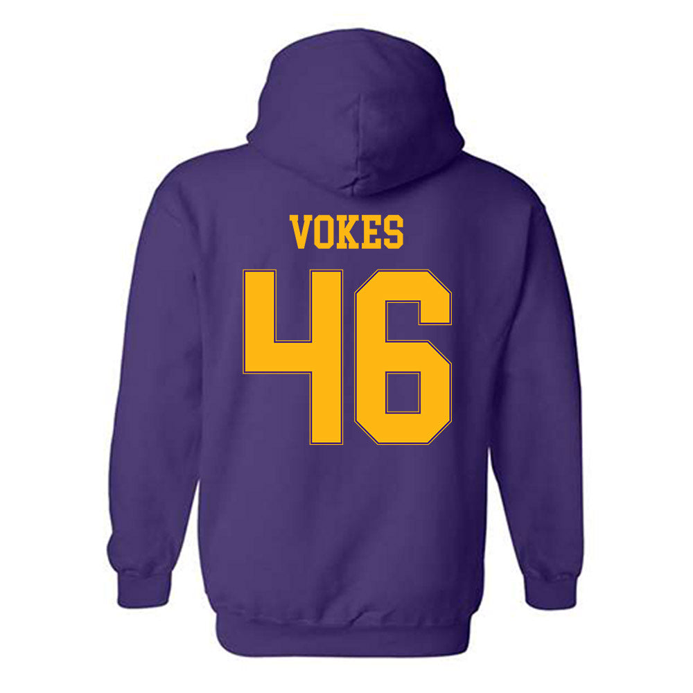 Northern Iowa - NCAA Football : Tiernan Vokes - Classic Shersey Hooded Sweatshirt-1