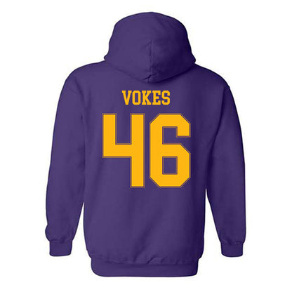 Northern Iowa - NCAA Football : Tiernan Vokes - Classic Shersey Hooded Sweatshirt-1