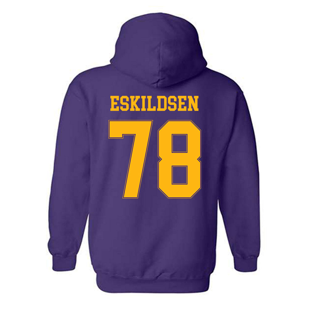 Northern Iowa - NCAA Football : Colby Eskildsen - Classic Shersey Hooded Sweatshirt-1