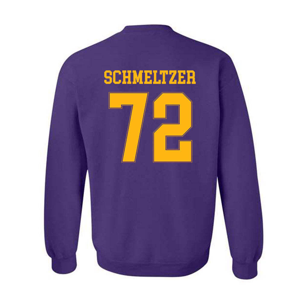 Northern Iowa - NCAA Football : Max Schmeltzer - Classic Shersey Crewneck Sweatshirt-1