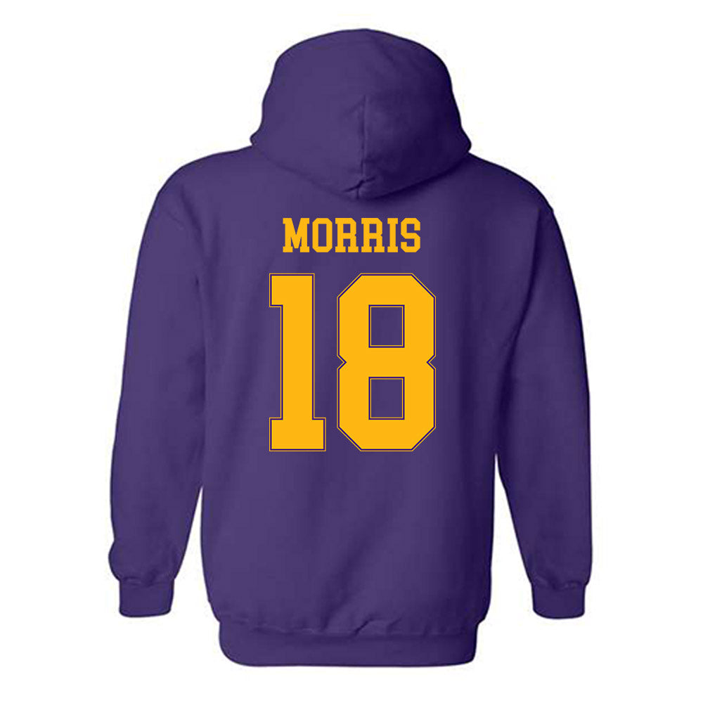 Northern Iowa - NCAA Football : Quincy Morris - Classic Shersey Hooded Sweatshirt-1