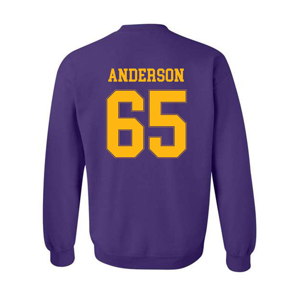 Northern Iowa - NCAA Football : Blake Anderson - Classic Shersey Crewneck Sweatshirt-1