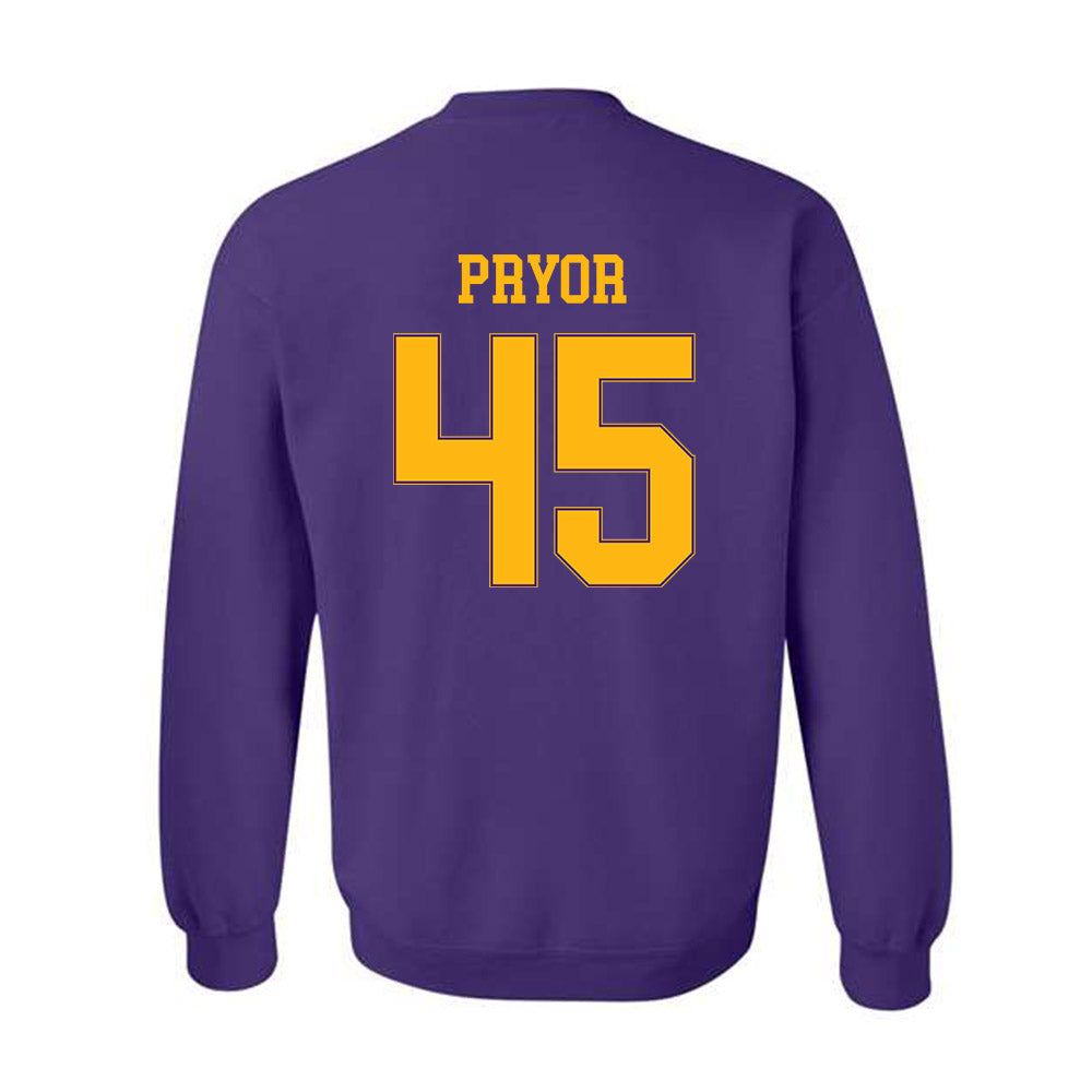 Northern Iowa - NCAA Football : Layne Pryor - Classic Shersey Crewneck Sweatshirt-1