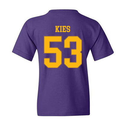 Northern Iowa - NCAA Football : Jarrett Kies - Classic Shersey Youth T-Shirt-1
