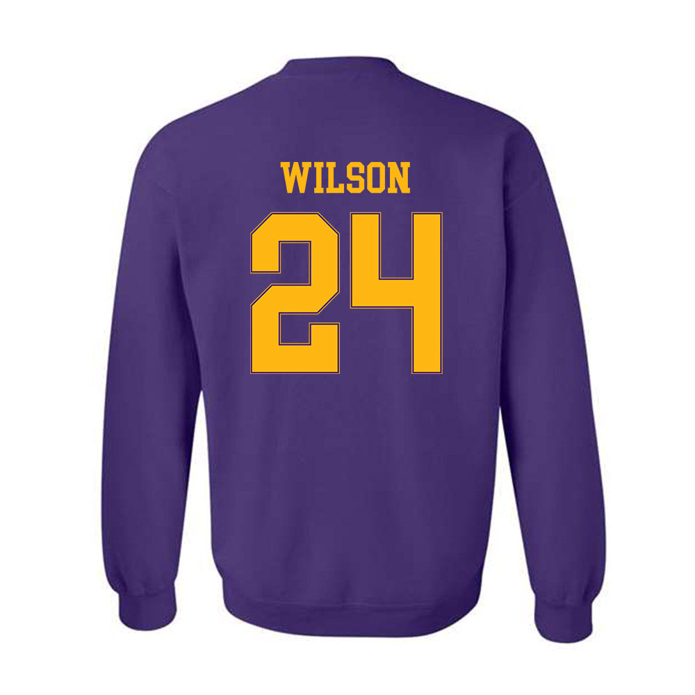 Northern Iowa - NCAA Men's Basketball : Jalen Wilson - Classic Shersey Crewneck Sweatshirt-1