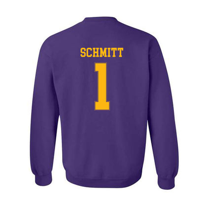 Northern Iowa - NCAA Men's Basketball : Cael Schmitt - Classic Shersey Crewneck Sweatshirt-1