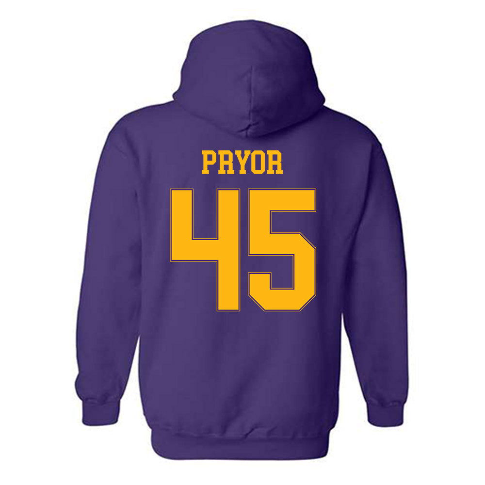 Northern Iowa - NCAA Football : Layne Pryor - Classic Shersey Hooded Sweatshirt-1