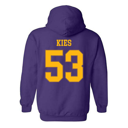Northern Iowa - NCAA Football : Jarrett Kies - Classic Shersey Hooded Sweatshirt-1