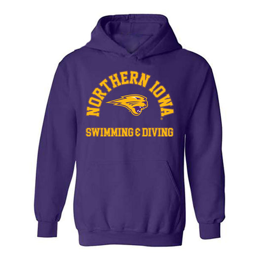 Northern Iowa - NCAA Women's Swimming & Diving : Crystal Benjamin - Classic Shersey Hooded Sweatshirt-0