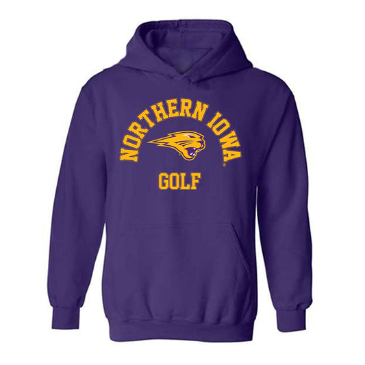 Northern Iowa - NCAA Men's Golf : Davis Tripp - Classic Shersey Hooded Sweatshirt-0