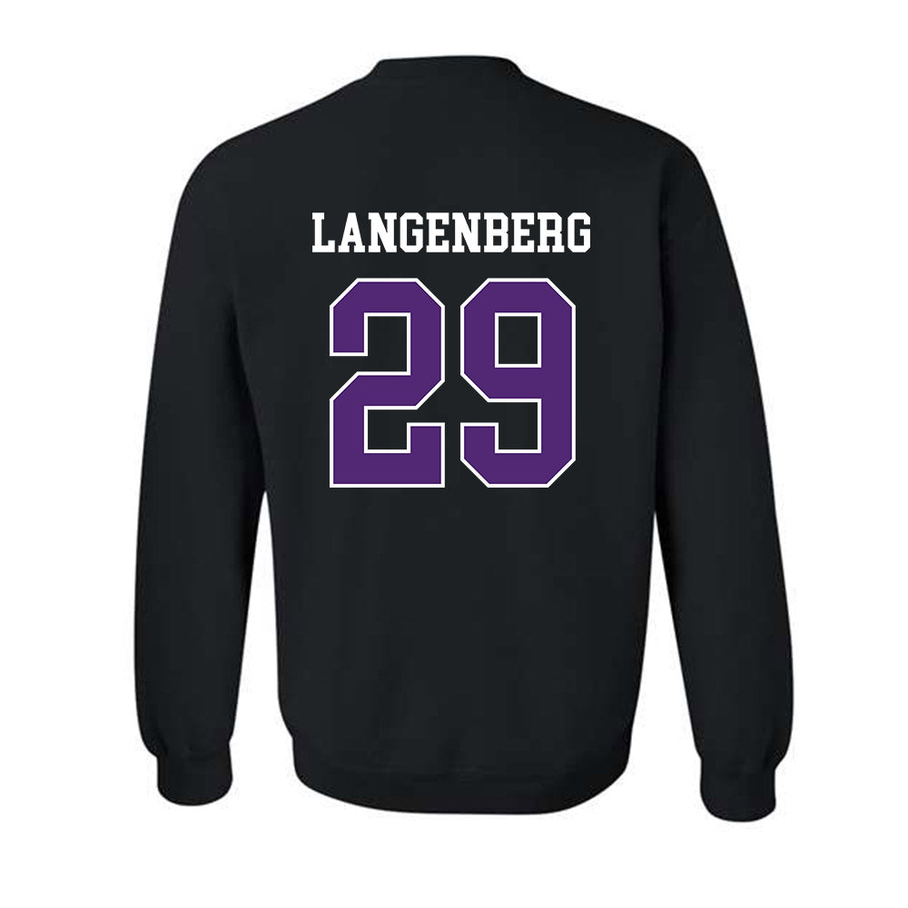 Northern Iowa - NCAA Football : Tucker Langenberg - Classic Shersey Crewneck Sweatshirt-1