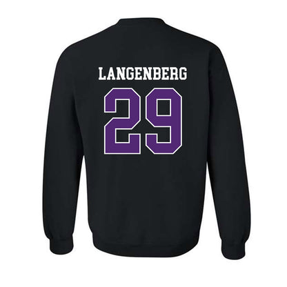 Northern Iowa - NCAA Football : Tucker Langenberg - Classic Shersey Crewneck Sweatshirt-1