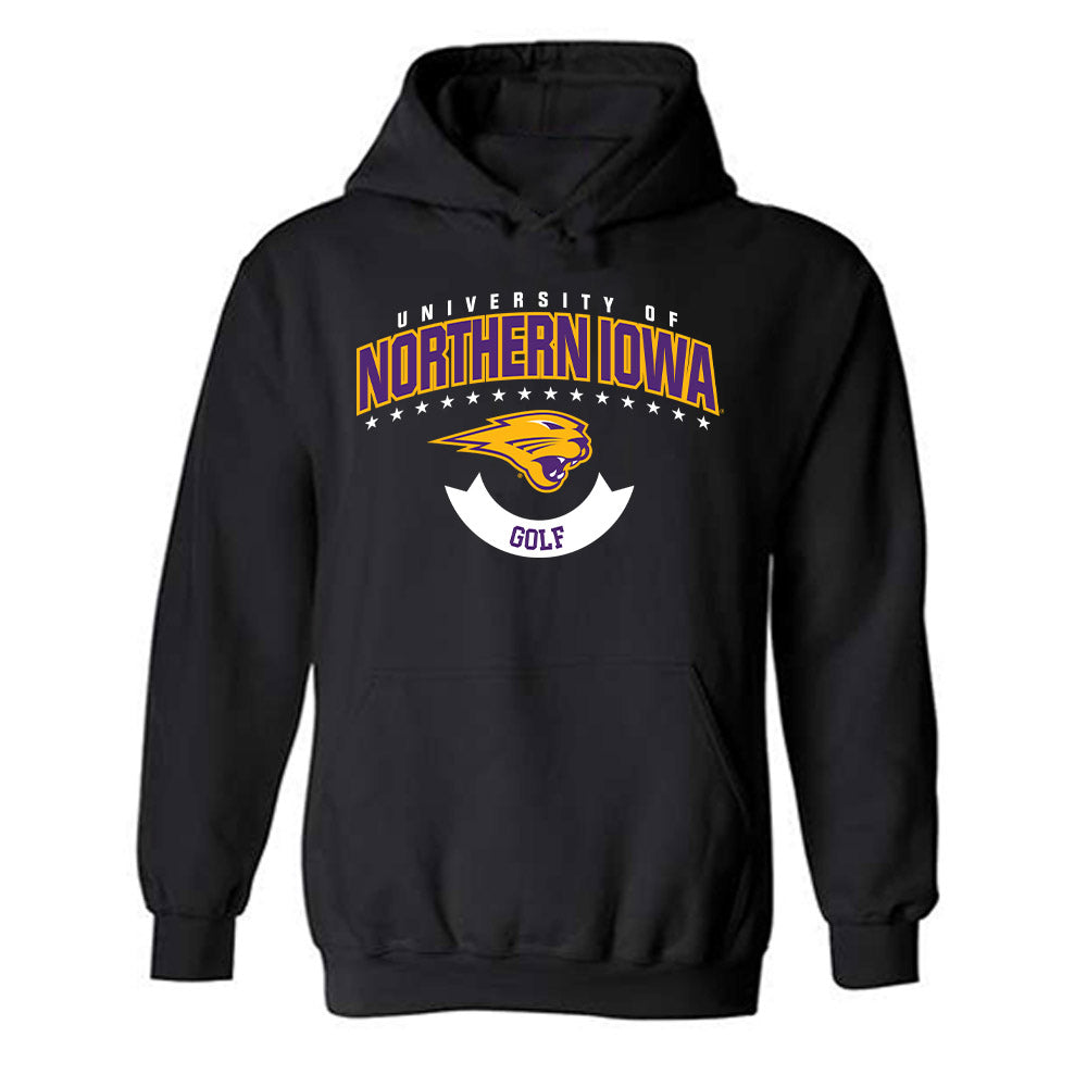 Northern Iowa - NCAA Men's Golf : Anthony Galvin - Classic Shersey Hooded Sweatshirt-0