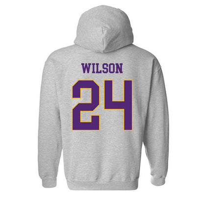 Northern Iowa - NCAA Men's Basketball : Jalen Wilson - Classic Shersey Hooded Sweatshirt-1