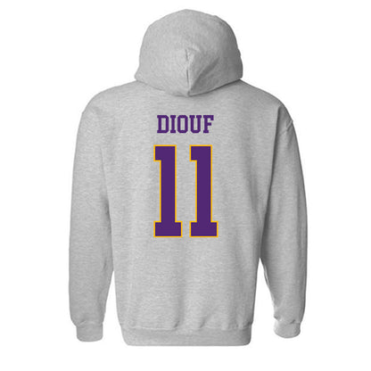 Northern Iowa - NCAA Men's Basketball : Ismael Diouf - Classic Shersey Hooded Sweatshirt-1