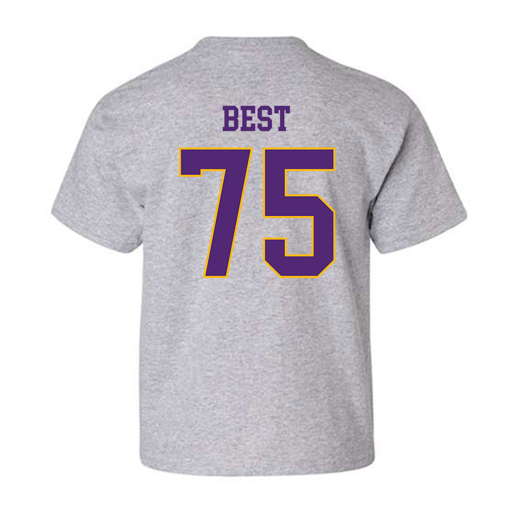 Northern Iowa - NCAA Football : Connor Best - Classic Shersey Youth T-Shirt-1