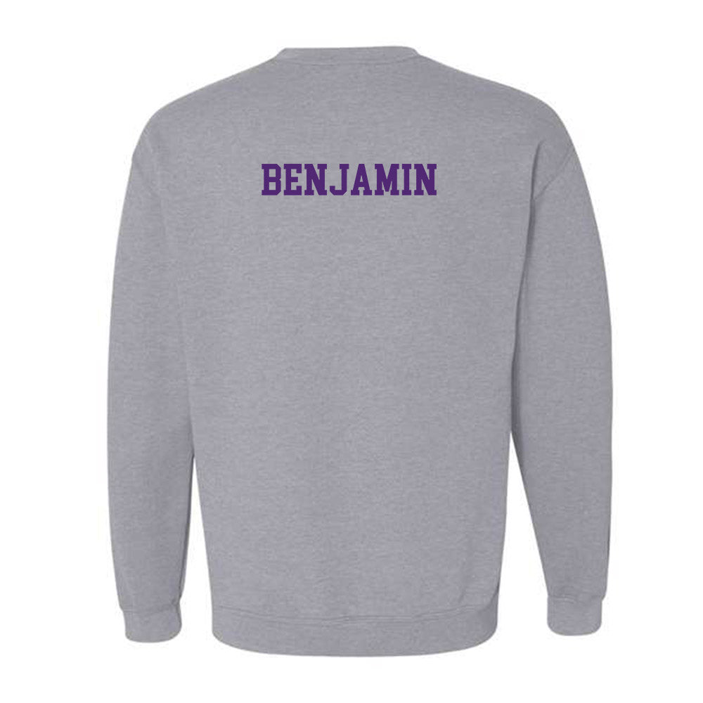 Northern Iowa - NCAA Women's Swimming & Diving : Crystal Benjamin - Classic Shersey Crewneck Sweatshirt-1