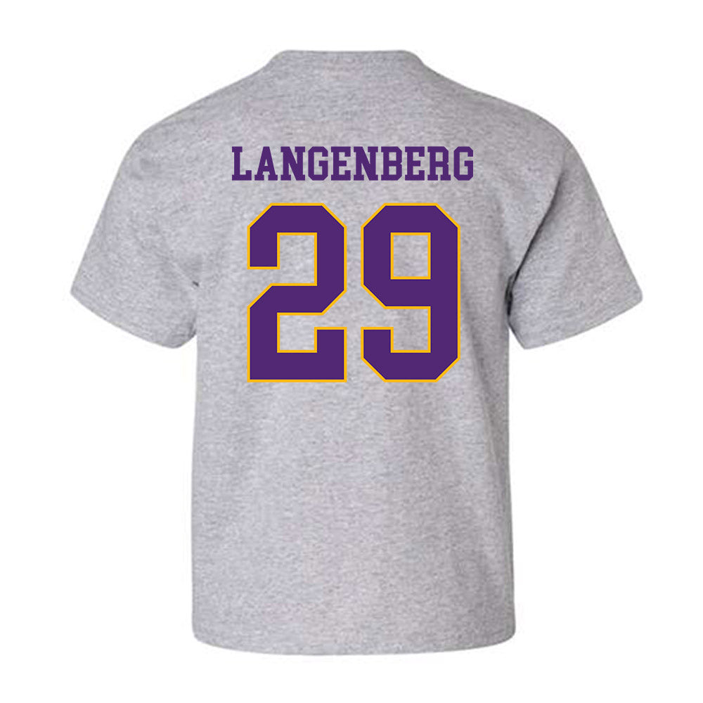 Northern Iowa - NCAA Football : Tucker Langenberg - Classic Shersey Youth T-Shirt-1