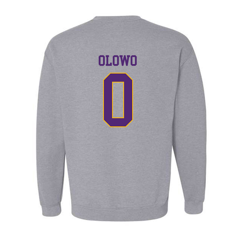 Northern Iowa - NCAA Football : Mo Olowo - Classic Shersey Crewneck Sweatshirt-1