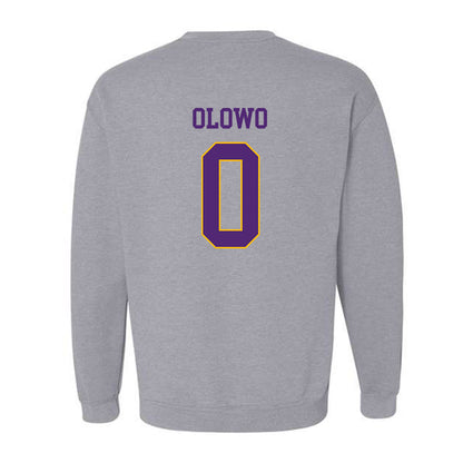 Northern Iowa - NCAA Football : Mo Olowo - Classic Shersey Crewneck Sweatshirt-1