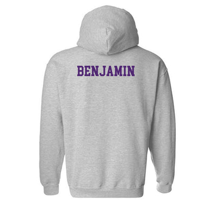 Northern Iowa - NCAA Women's Swimming & Diving : Crystal Benjamin - Classic Shersey Hooded Sweatshirt-1