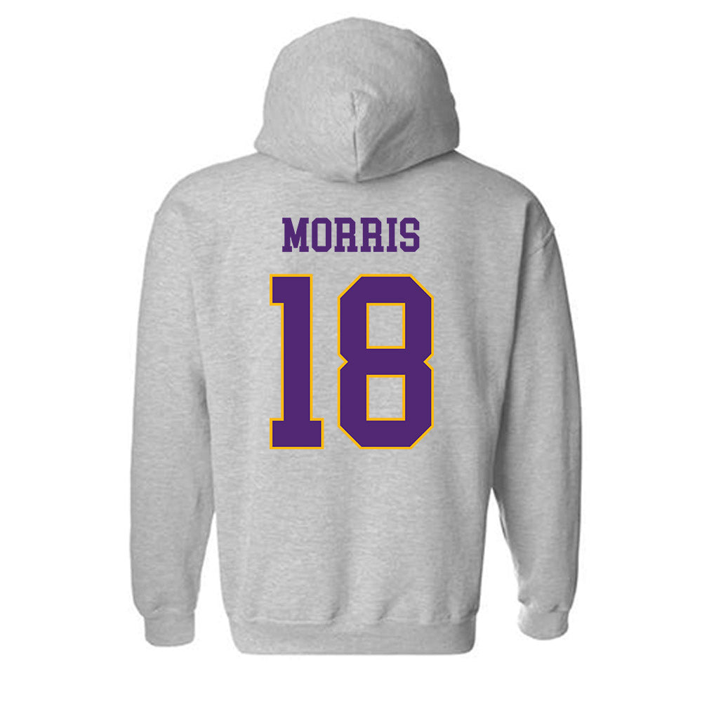 Northern Iowa - NCAA Football : Quincy Morris - Classic Shersey Hooded Sweatshirt-1