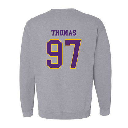Northern Iowa - NCAA Football : Theo Thomas - Classic Shersey Crewneck Sweatshirt-1