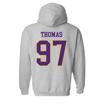 Northern Iowa - NCAA Football : Theo Thomas - Classic Shersey Hooded Sweatshirt-1