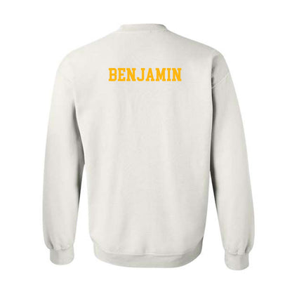 Northern Iowa - NCAA Women's Swimming & Diving : Crystal Benjamin - Classic Shersey Crewneck Sweatshirt-1