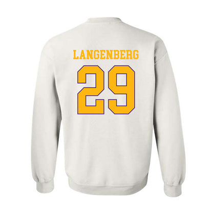 Northern Iowa - NCAA Football : Tucker Langenberg - Classic Shersey Crewneck Sweatshirt-1