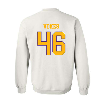 Northern Iowa - NCAA Football : Tiernan Vokes - Classic Shersey Crewneck Sweatshirt-1