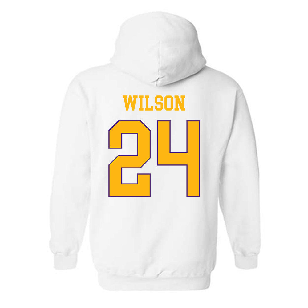 Northern Iowa - NCAA Men's Basketball : Jalen Wilson - Classic Shersey Hooded Sweatshirt-1