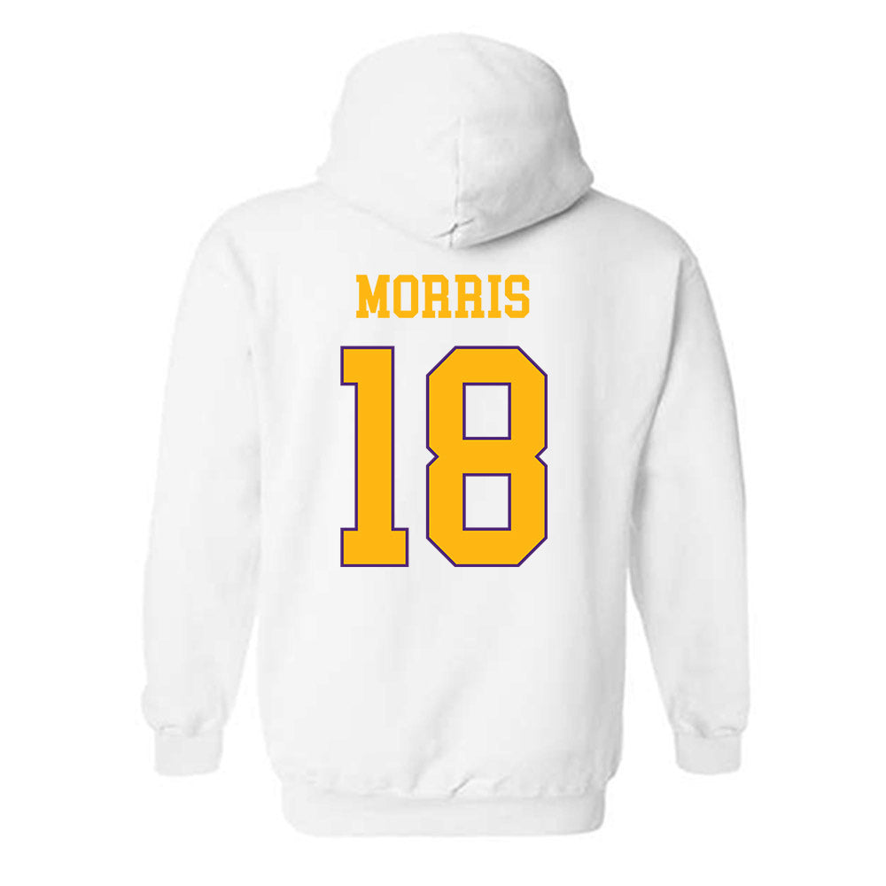 Northern Iowa - NCAA Football : Quincy Morris - Classic Shersey Hooded Sweatshirt-1