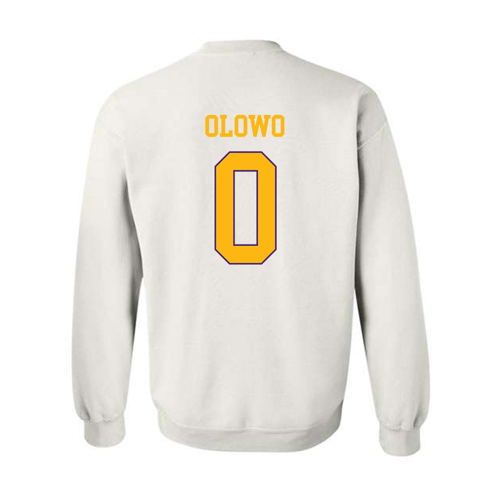 Northern Iowa - NCAA Football : Mo Olowo - Classic Shersey Crewneck Sweatshirt-1