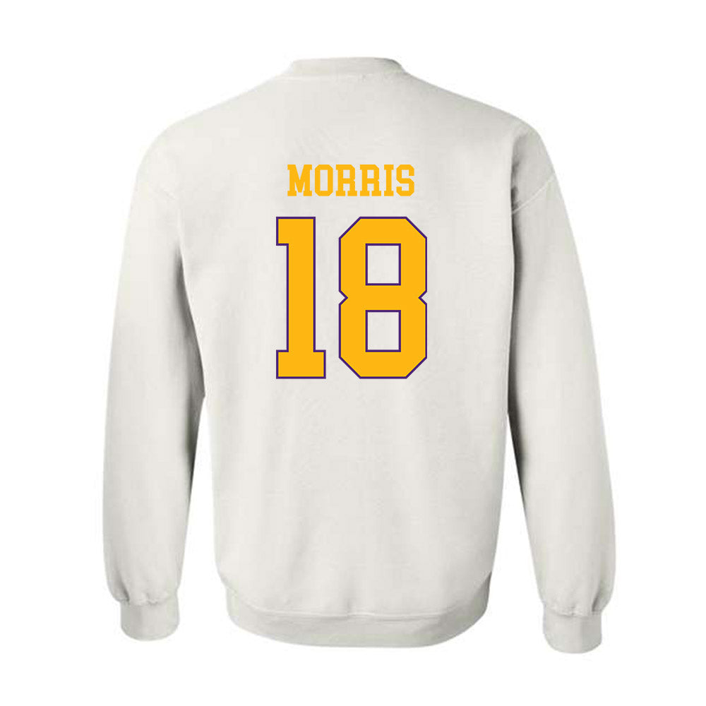 Northern Iowa - NCAA Football : Quincy Morris - Classic Shersey Crewneck Sweatshirt-1