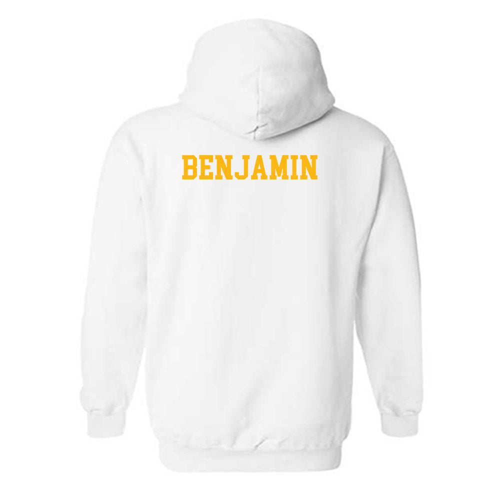 Northern Iowa - NCAA Women's Swimming & Diving : Crystal Benjamin - Classic Shersey Hooded Sweatshirt-1