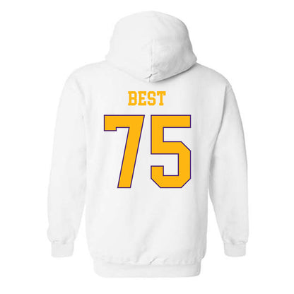Northern Iowa - NCAA Football : Connor Best - Classic Shersey Hooded Sweatshirt-1