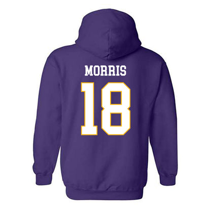 Northern Iowa - NCAA Football : Quincy Morris - Classic Shersey Hooded Sweatshirt-1