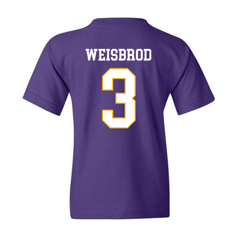 Northern Iowa - NCAA Men's Basketball : Max Weisbrod - Youth T-Shirt