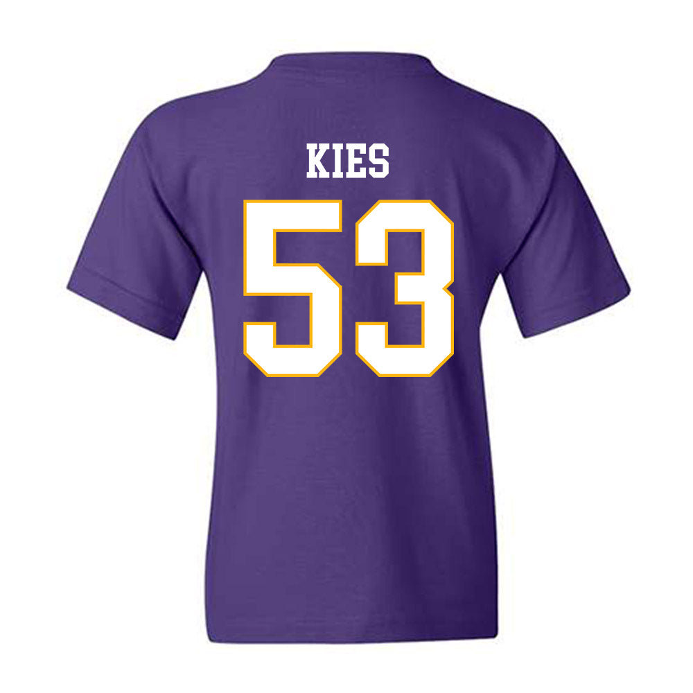 Northern Iowa - NCAA Football : Jarrett Kies - Classic Shersey Youth T-Shirt-1