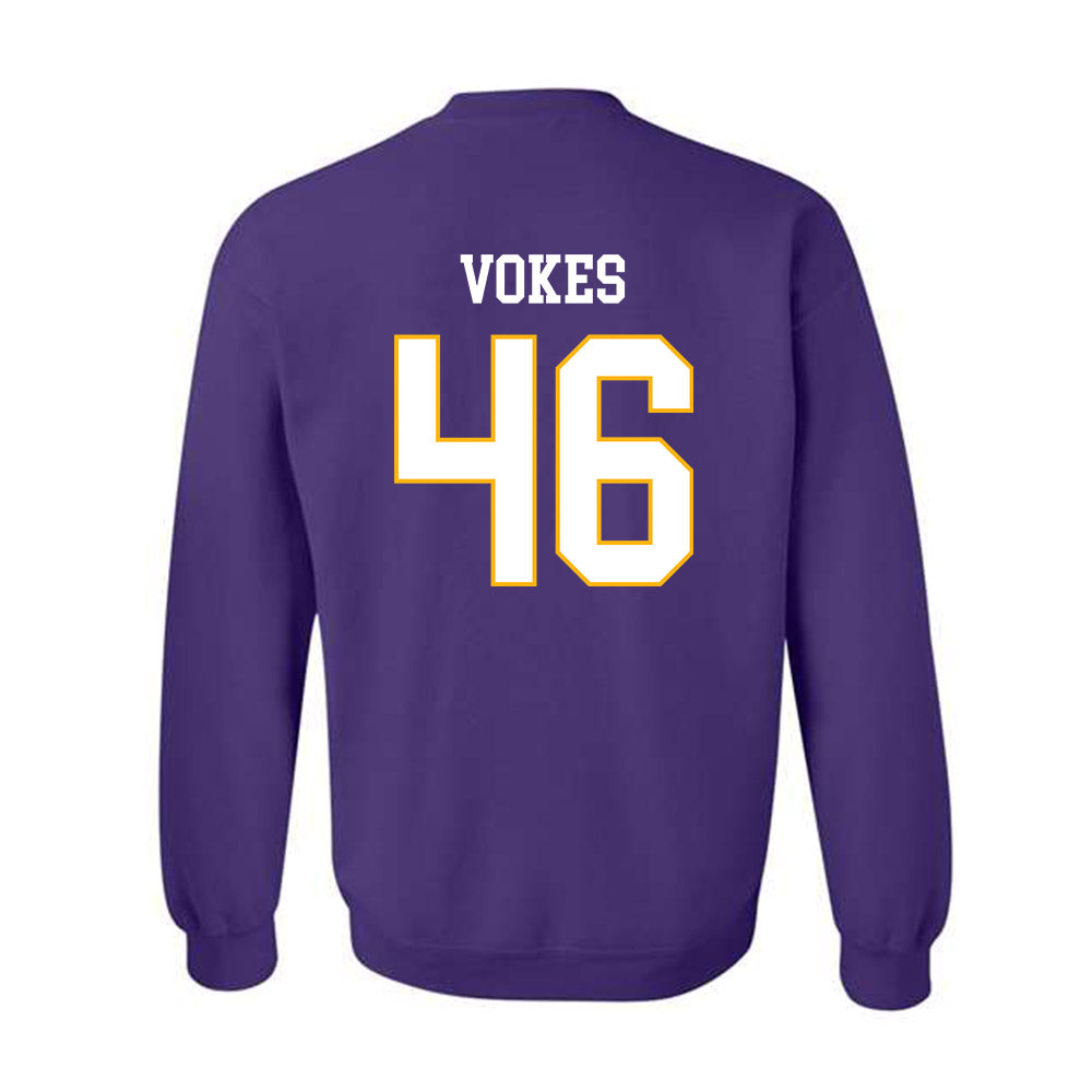 Northern Iowa - NCAA Football : Tiernan Vokes - Classic Shersey Crewneck Sweatshirt-1