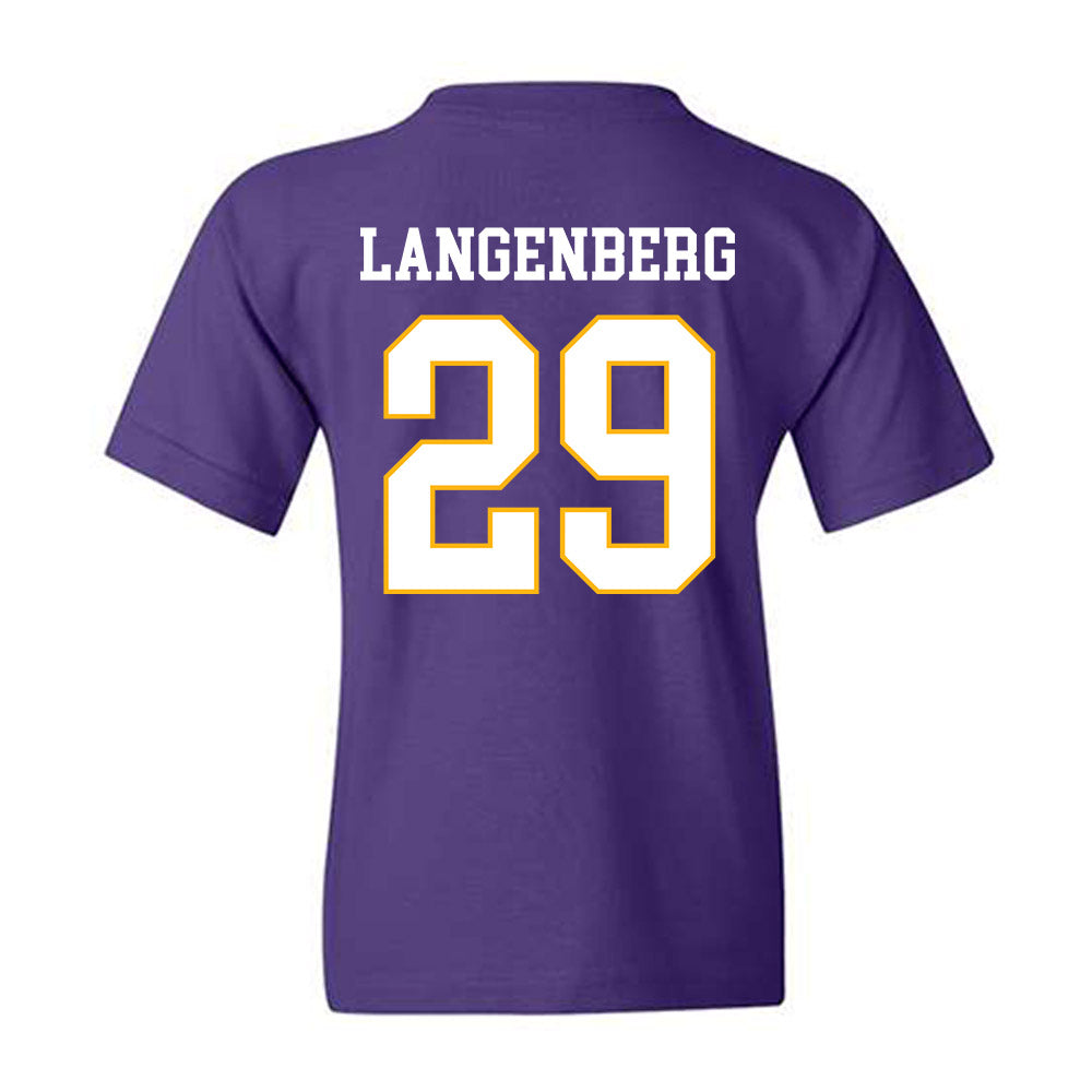 Northern Iowa - NCAA Football : Tucker Langenberg - Classic Shersey Youth T-Shirt-1