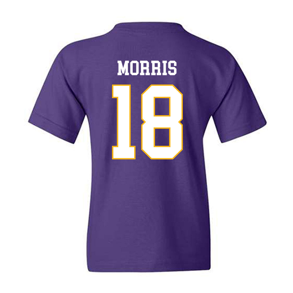 Northern Iowa - NCAA Football : Quincy Morris - Classic Shersey Youth T-Shirt-1