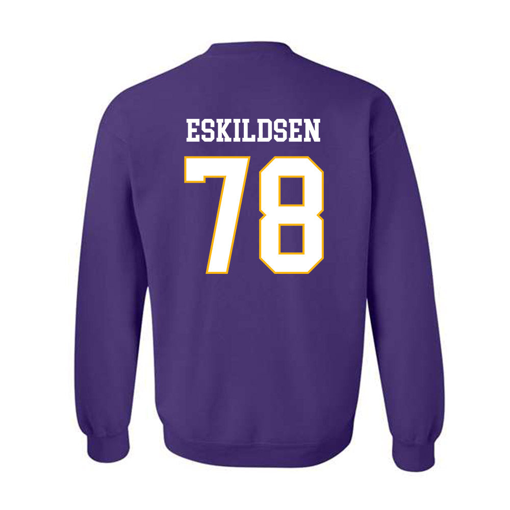 Northern Iowa - NCAA Football : Colby Eskildsen - Classic Shersey Crewneck Sweatshirt-1