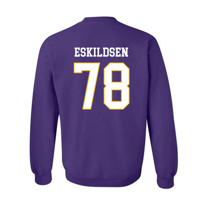 Northern Iowa - NCAA Football : Colby Eskildsen - Classic Shersey Crewneck Sweatshirt-1