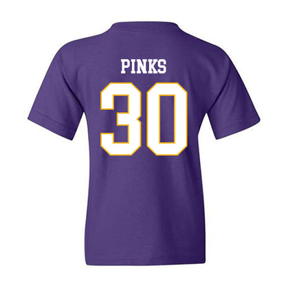 Northern Iowa - NCAA Football : Isaiah Pinks - Classic Shersey Youth T-Shirt-1