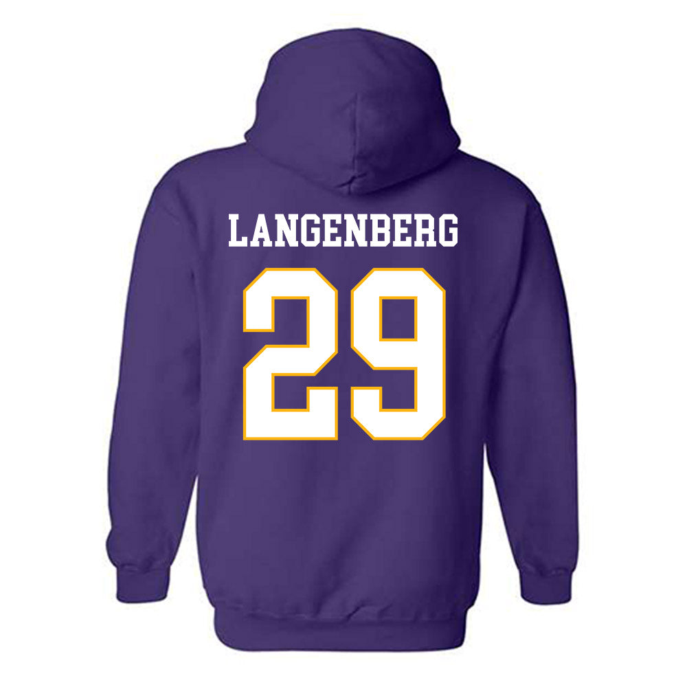 Northern Iowa - NCAA Football : Tucker Langenberg - Classic Shersey Hooded Sweatshirt-1