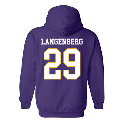 Northern Iowa - NCAA Football : Tucker Langenberg - Classic Shersey Hooded Sweatshirt-1