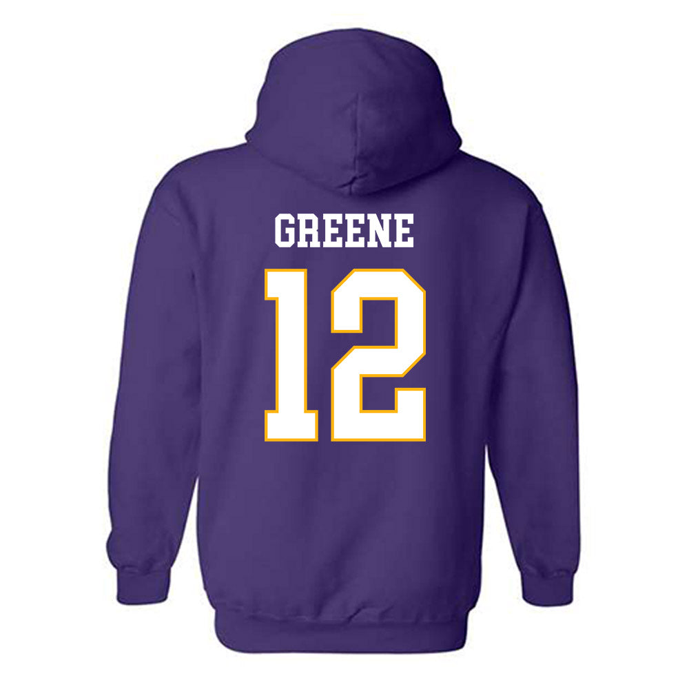 Northern Iowa - NCAA Women's Basketball : Anna Greene - Classic Shersey Hooded Sweatshirt-1