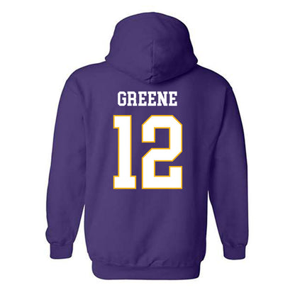 Northern Iowa - NCAA Women's Basketball : Anna Greene - Classic Shersey Hooded Sweatshirt-1